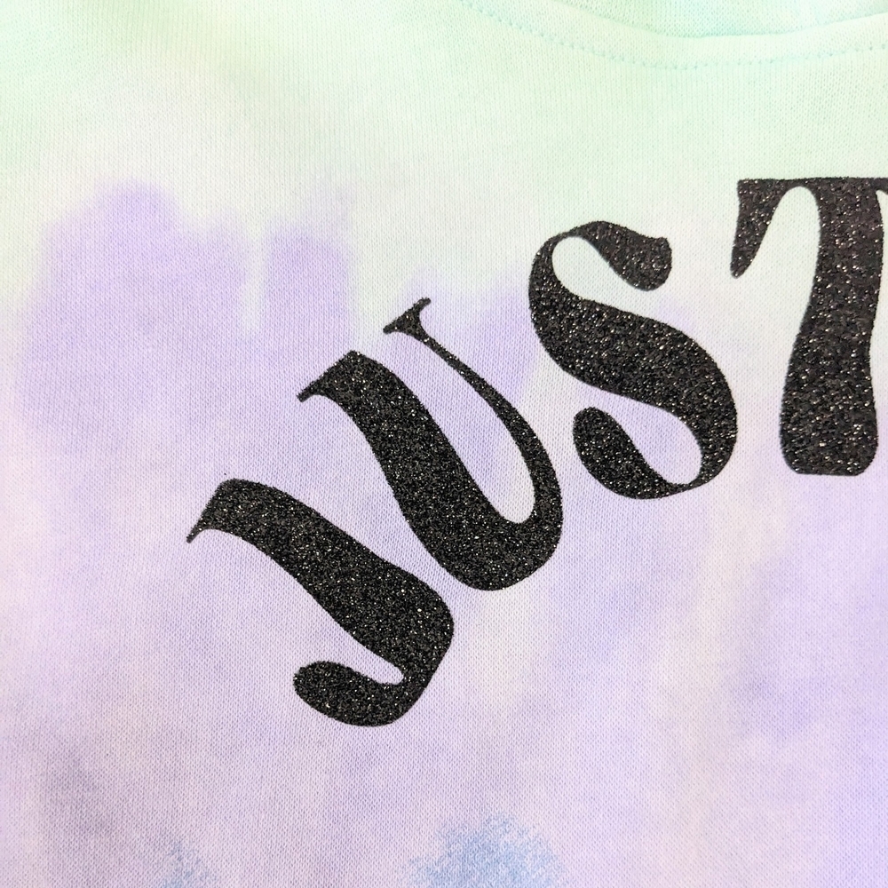Justice Kids Tie-Dye Hoodie - Blue and Purple - Picture 3 of 5